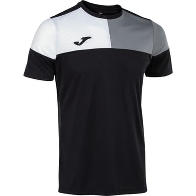 Joma Crew V T-shirt Met Korte Mouwen Zwart 5-6 Years Kinderen