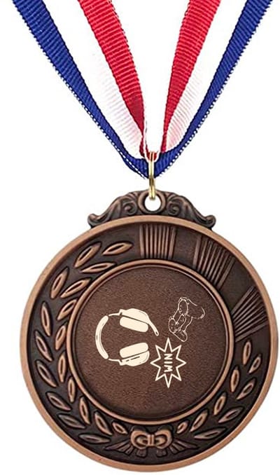 Akyol - controller medaille bronskleuring - Gamer - beste gamer - computerspel - games - leuk cadeau voor iemand die van gamen houd