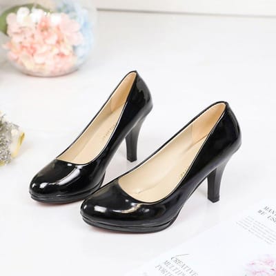 Dames Pumps Nude Ondiepe Mond Damesschoenen Nieuwe Mode Kantoorwerk Bruiloft Feestschoenen Dames Lage Hak Schoenen Zomer Hakken Woeman 42 zwart