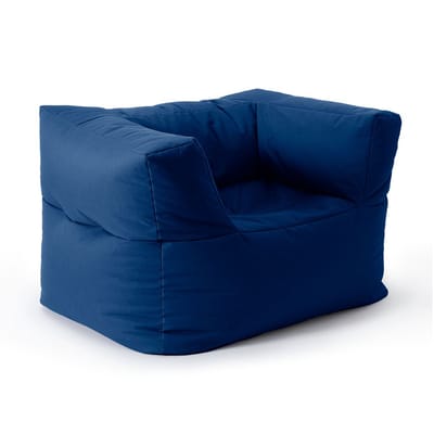 Lumaland Modular Zitzak fauteuil modulaire zitmeubelen donkerblauw | 96*72*70 | 400l