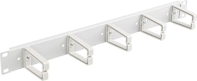 Lanberg - Wartelpaneel voor rackkast 19" wit met 5 ringen 1U Lanberg AK-1202-S