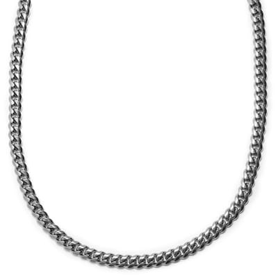 12 mm Zilverkleurige Stalen Schakelketting