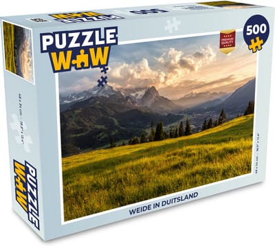 Puzzel Weide in Duitsland - Legpuzzel - Puzzel 500 stukjes