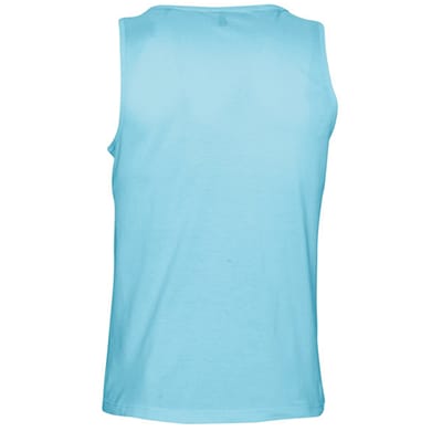 SOLS Heren Justin Mouwloze Tank / Vest Top (Blauw Atol)