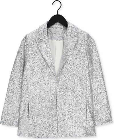Goosecraft Bowie Sequine Blazer Blazers Dames - Zilver - Maat XS