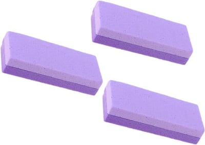 Voetverzorgingsgereedschap Set - Dubbelzijdige vijlen - Verwijderen dode huid - Ergonomisch ontwerp - 3 stuks - Paars