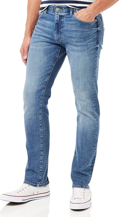 Lee Heren Extreme Motion Straight Fit Jeans - Brady - 48W / 34L - 5-pocketsjeans - Jeans voor heren - Prima draagcomfort dankzij de katoenmix - Straight fit/recht model - Perfect voor werk en vrije tijd