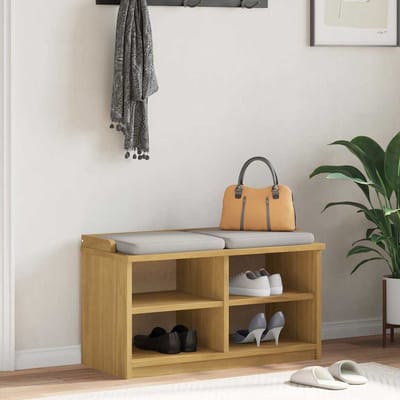 vidaXL - Gangbankje - SANDNES - 87x40x50 - cm - massief - grenenhout