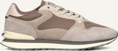 The Hoff Brand Sidney Sneakers - Suède - Heren - Taupe - Maat 40