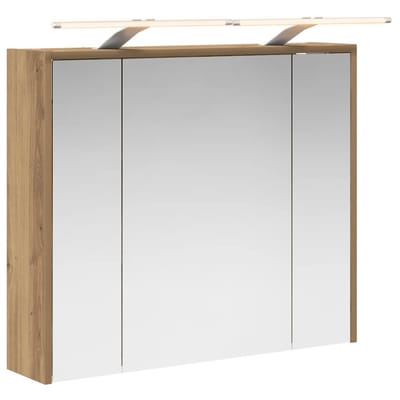 vidaXL - Badkamerspiegelkast - Ambachtelijk - Eiken - 73,5 - x - 16 - x - 62,5 - cm