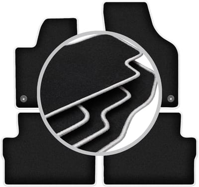 CARLUX-SILVER automatten voor: Volkswagen Sharan II minivan (2010-)