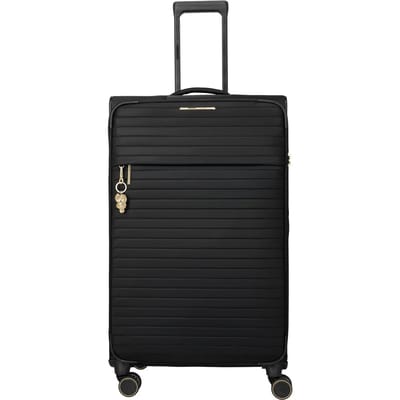 Travelite Barbara Stepp 80 cm – Ruime Duurzame Softshell Trolley | 88L Reiskoffer met TSA-slot - black