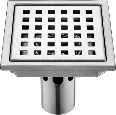 RVS vloerafvoer 1 st. RVS afvoer 15 cm * 15 cm vierkant filter deodorant anti-retour waterlekkage 15 cm