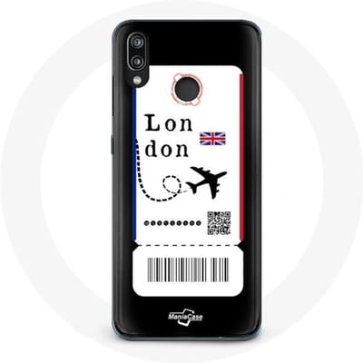 Hoesje voor Huawei P20 Lite Londen vliegticket