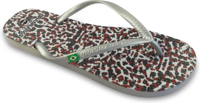 Brasileras Slippers dames- Zilver- 34/35