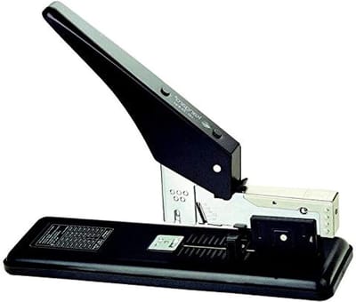 Nietmachine Heavy Duty - Kantoor nietapparaat - Papier nieten - Metalen constructie - 210 vellen - Zilver