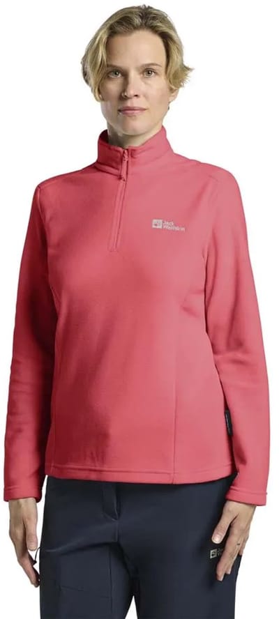 Jack Wolfskin Taunus Fleece Met Halve Rits Roze XS Vrouw