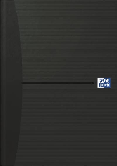 Schrift Harde Kaft - Notitieboek Gelijnd - Studie Werk - 192 Pagina's A4 - 5 Stuks - Zwart