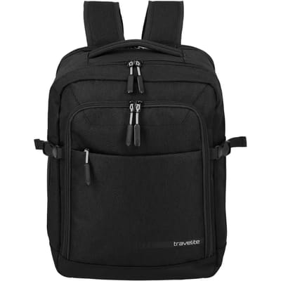 travelite vrijetijdsrugzak rugzak met laptopvak Kick Off Cabin Backpack 29L Black zwart