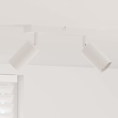 vidaXL Plafondspot met schijnwerpers Wit 26 x 6 x 16 cm Metaal