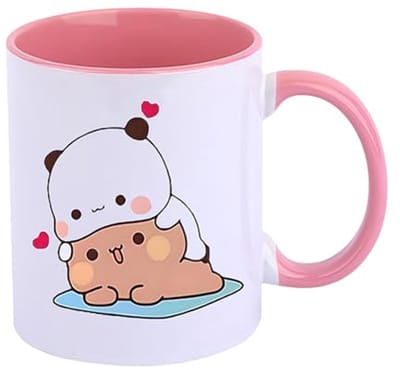 Bubu Dudu Mochi Cat 330 ml Ceramic Mug - voor Thee - Koffie - Leukste Cadeau - Grappige Koffiekopjes