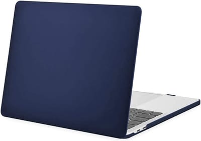 Laptophoes - Geschikt voor MacBook Pro M2 Hoes Case - 13 inch - A2686 (2022) - Navy Blauw