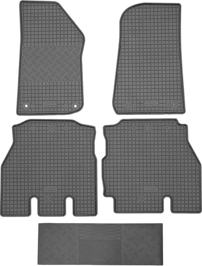 Max-Dywanik Rigum - Rubbermatten - Zwart - Jeep Wrangler IV 2019+
