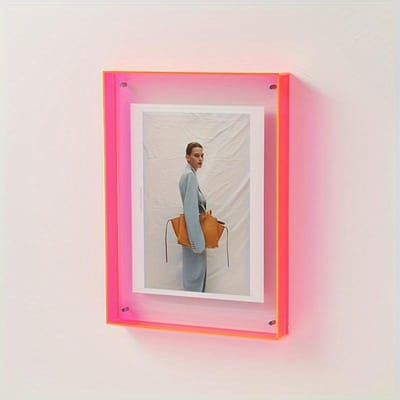 Doe-het-zelf Transparante Acryl Posterlijst - Perfect voor Slaapkamer- en Bureauweergave, 1 stuk 6.3 * 8.27 inches