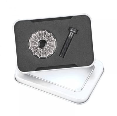 Dailygoods- Stuurpen Verlenging - TC4 Titanium - Lichtgewicht 28.6mm - Waterdicht - Universeel - Inclusief Metalen Doos - Fietsafdekking