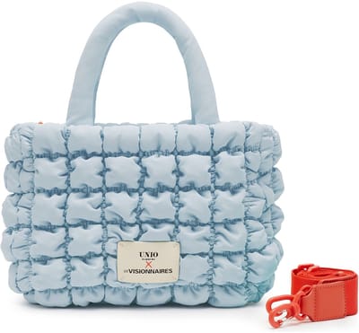 Unio Hamburg x Les Visionnaires handtas schoudertas Bubble Unio Cortina Blue Lichtblauw
