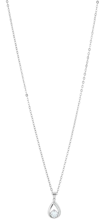 AKZENT Akzent dames ketting met hanger "Zlata" uit 925 Sterlingzilver, gerhodineerd, duurzaam
