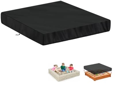 Waterdichte Zandbakafdekking met Trekkoord 140x140cm – Beschermhoes voor Zandbak en Zwembad – Winddicht