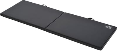 HOMCOM-Gymnastiekmat-Imitatieleer-180x60x5cm-Zwart