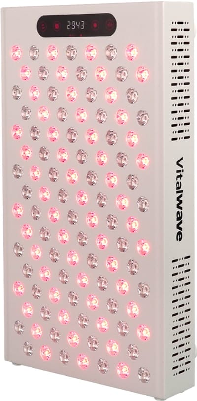 Rood Licht Therapie Lamp - Vitalwave VT600 - 660 & 850 nm Rood en nabij infraroodlamp - 600 Watt Rood licht lamp - Rood licht paneel voor huid en herstel - Rood en nabij infraroodpaneel
