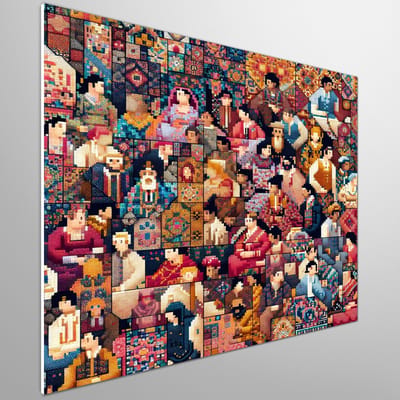 Kunstprint | Wanddecoratie | Forex | 75 × 75 cm