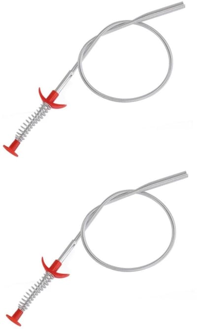Afvoer Ontstopper Stokjes - Reinigingstool Baggergereedschap - Verstopping Verwijderen - Flexibel Veerontwerp - 85 cm - Willekeurig