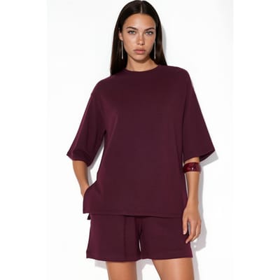 Dames Losse Crew Neck T-shirt
