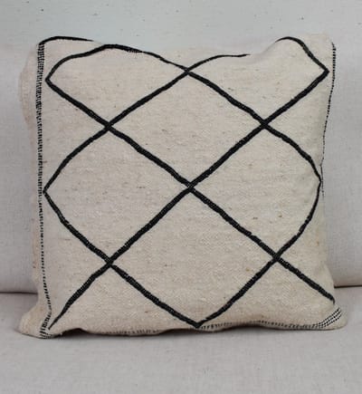 Poufs&Pillows Handgeweven Beni Ouarain kussen 40 x 40 - Beni Ouarain stijl