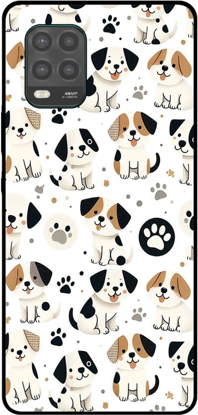 Smartphonica Telefoonhoesje Geschikt voor Xiaomi Mi 10 Lite met honden opdruk - TPU backcover case dog design geschikt voor Xiaomi Mi 10 Lite