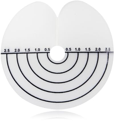 Dailygoods- Haarverlenging Set 25 Stuks - Hittebescherming - Afstandhoudersjabloon - Professioneel Gebruik - Thermisch Isolatieontwerp - Gegradueerde Sjablonen 5,5 cm - Haaraccessoires