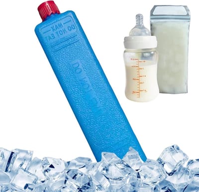 Vrieszakken Koelblokken - Herbruikbare IJsblokken - Buitenactiviteiten Koel - Tot 12 Uur Koel - 200 ml - Blauw
