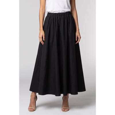 ARKET Jagger Taffeta Black Size: 38 | Maxi Skirts Outlet | Dames | Zwart