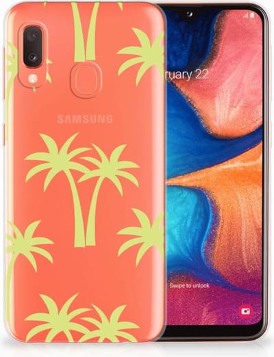 Samsung Galaxy A20e TPU Case Palmtrees