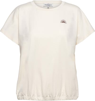 &Co Woman &co women t-shirt tosca vanilla/choco