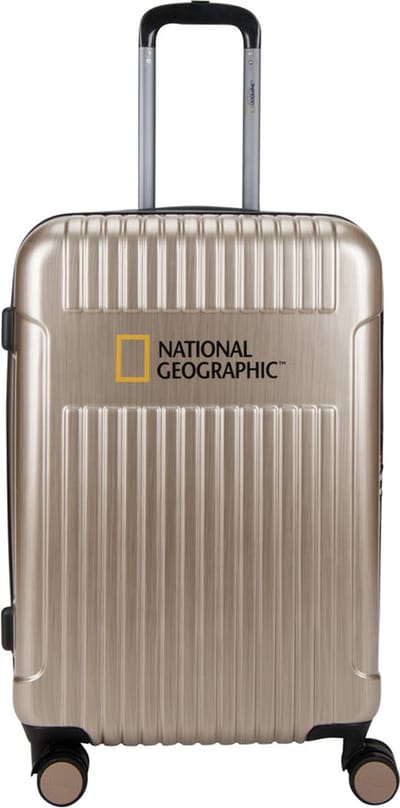 National Geographic Harde Koffer / Trolley / Reiskoffer - 67 cm (Medium) - Transit - Champagne - Champagne / Medium