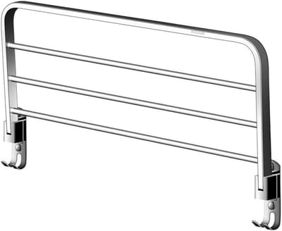 Badkamer Handdoekenrek - Opvouwbare Plank - Handdoeken Opbergen - Roestvrij Staal - 40cm - Zilverkleurig