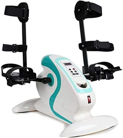 Elektrische Pedaaltrainer - Hometrainer Ouderen - Revalidatie Training - Gemotoriseerde Pedaalactie - 12 Snelheden - Wit