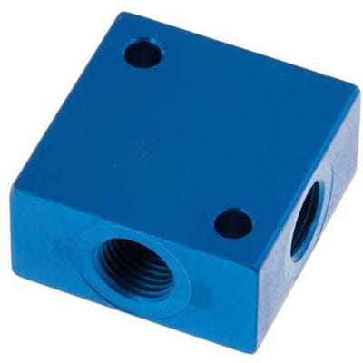 4-weg luchtverdeler G1/4'' Aluminium 16 bar (224.8 psi)