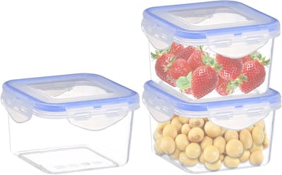 Luchtdichte voedselcontainer van 800 ml, BPA-vrij, lekvrij en ideaal voor keukenorganisatie en voedselopslag