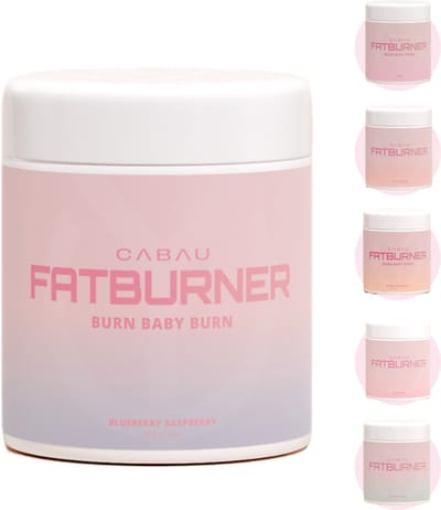 Cabau - Fatburner / Vetverbrander - Blueberry Raspberry - Stimuleert vetverbranding - Minder snoepen - Meer energie - 300 gram